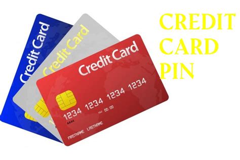 do credit cards have pins